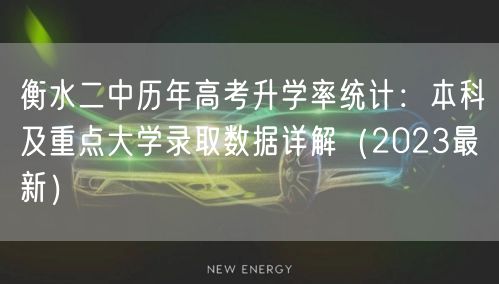 衡水二中历年高考升学率统计:本科及重点大学录取数据详解(2023最新) 衡水二中历年高考升学率统计:本科及重点大学录取数据详解(2023最新)