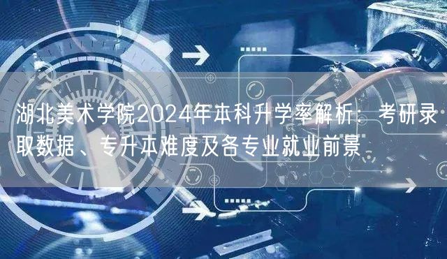 湖北美术学院2024年本科升学率解析:考研录取数据、专升本难度及各专业就业前景 湖北美术学院2024年本科升学率解析:考研录取数据、专升本难度及各专业就业前景