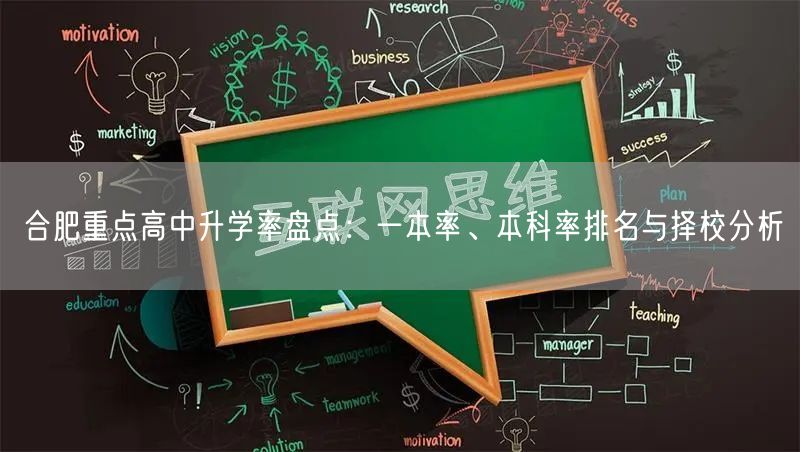 合肥重点高中升学率盘点：一本率、本科率排名与择校分析
