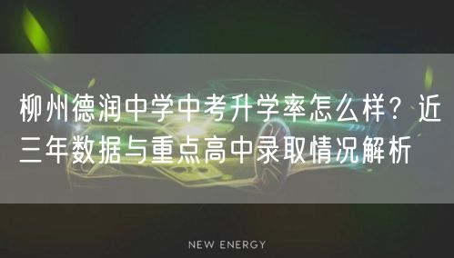 柳州德润中学中考升学率怎么样?近三年数据与重点高中录取情况解析 柳州德润中学中考升学率怎么样?近三年数据与重点高中录取情况解析