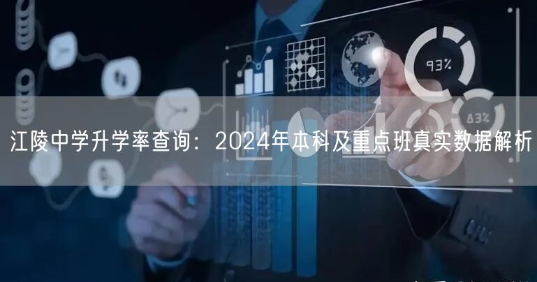 江陵中学升学率查询:2024年本科及重点班真实数据解析 江陵中学升学率查询:2024年本科及重点班真实数据解析