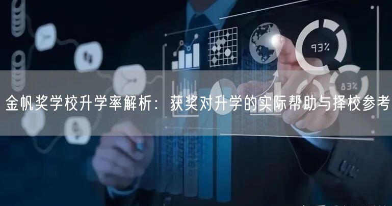 金帆奖学校升学率解析:获奖对升学的实际帮助与择校参考 金帆奖学校升学率解析:获奖对升学的实际帮助与择校参考