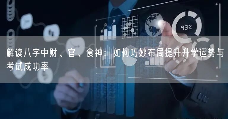 解读八字中财、官、食神：如何巧妙布局提升升学运势与考试成功率