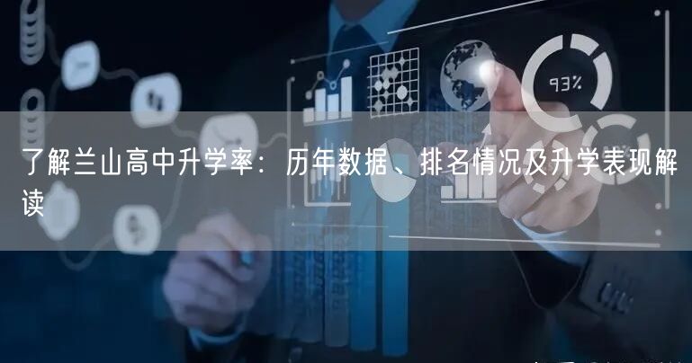 了解兰山高中升学率：历年数据、排名情况及升学表现解读