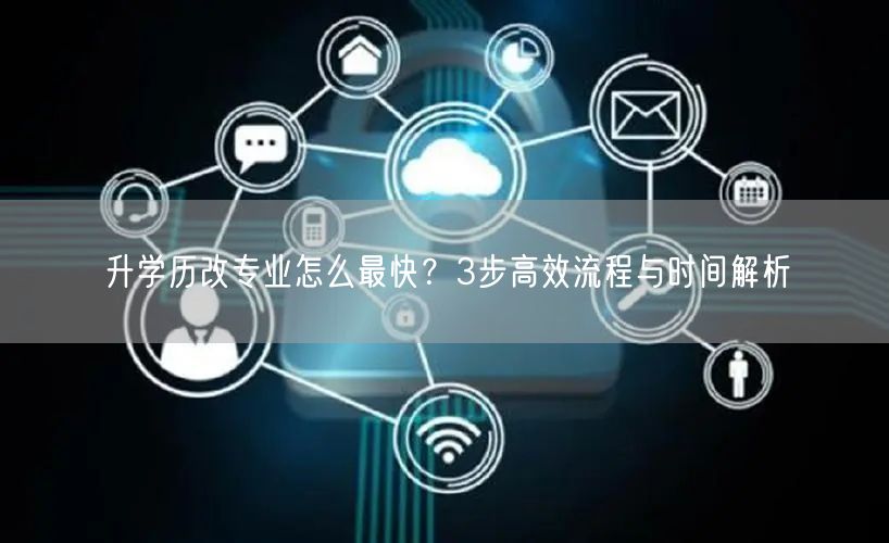 升学历改专业怎么最快?3步高效流程与时间解析 升学历改专业怎么最快?3步高效流程与时间解析