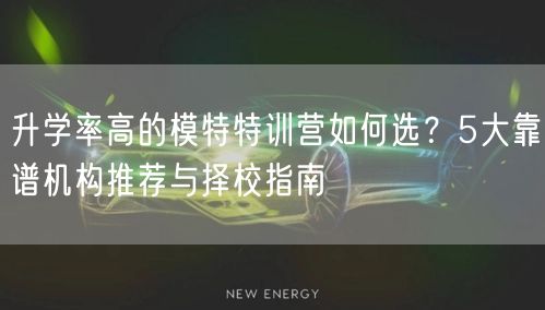 升学率高的模特特训营如何选?5大靠谱机构推荐与择校指南 升学率高的模特特训营如何选?5大靠谱机构推荐与择校指南