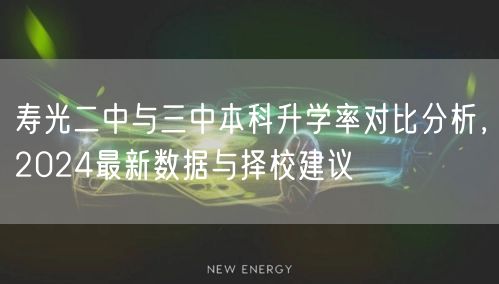 寿光二中与三中本科升学率对比分析,2024最新数据与择校建议 寿光二中与三中本科升学率对比分析,2024最新数据与择校建议