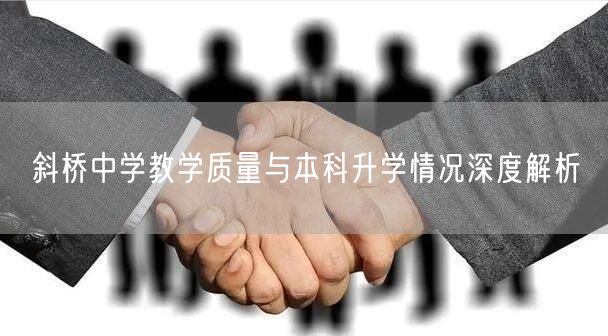 斜桥中学教学质量与本科升学情况深度解析