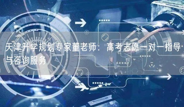 天津升学规划专家董老师:高考志愿一对一指导与咨询服务 天津升学规划专家董老师:高考志愿一对一指导与咨询服务