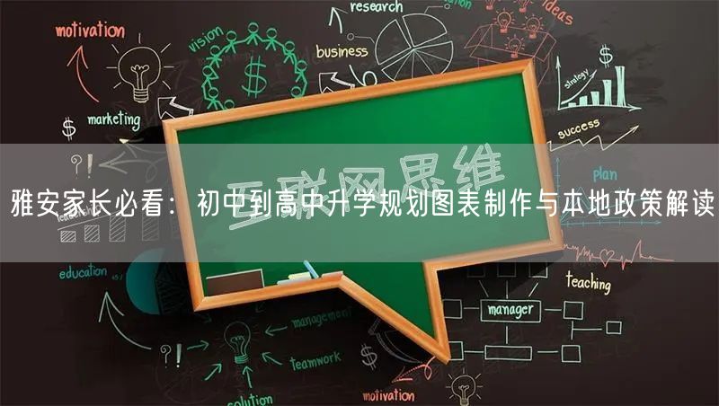 雅安家长必看：初中到高中升学规划图表制作与本地政策解读
